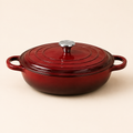 MOCHOO 30 cm Enameled Cast Iron Seafood Pot – 3.5 L