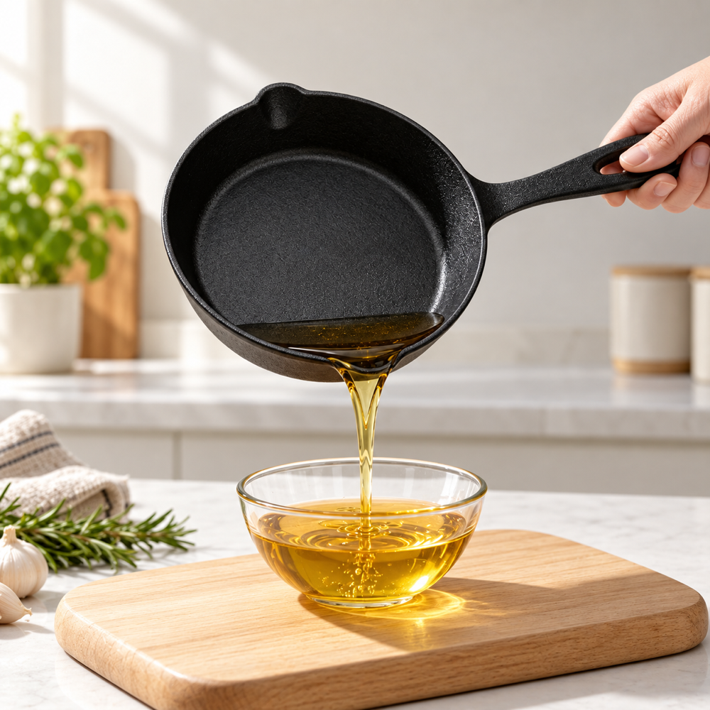 MOCHOO 3-Piece Cast Iron Skillet Set – 6, 8 & 10 Inch