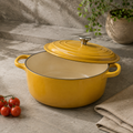 MOCHOO 26 cm Enameled Cast Iron Family Pot (Mama Pot) – 5.0 L