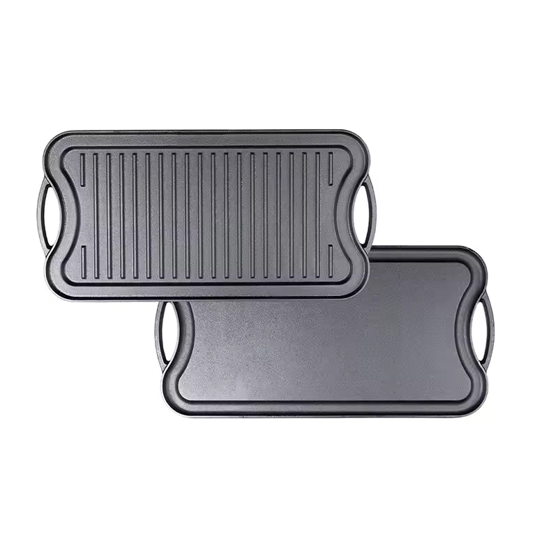 Enameled Cast Iron Grill Pan